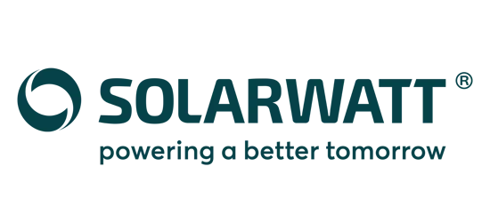 Solarwatt-Logo: Nachhaltige Energie mit innovativen Solarlösungen. Zukunftsweisende Technologien für umweltfreundliche Stromerzeugung und Energieunabhängigkeit.